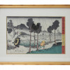 AN ANTIQUE JAPANESE WOODBLOCK BY UTAGAWA KUNITERU PIC-1