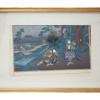 AN ANTIQUE JAPANESE WOODBLOCK BY UTAGAWA KUNITERU PIC-2