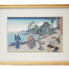 AN ANTIQUE JAPANESE WOODBLOCK PRINT BY KUNITERU PIC-0