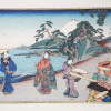 AN ANTIQUE JAPANESE WOODBLOCK PRINT BY KUNITERU PIC-1