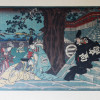 ANTIQUE JAPANESE WOODBLOCK PRINT BY TOYOKUNI III PIC-1