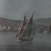 19TH C. NEAPOLITAN SCHOOL PAINTING VESUVIUS PIC-2