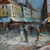 AMERICAN OIL PAINTING PARIS BY CAROLINE BURNETT PIC-1