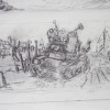 A SOVIET CHARCOAL PAINTING MAQUETTE FOR POSTER PIC-3