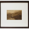 AN ANTIQUE PHOTOGRAPH OF CHINA'S GREAT WALL PIC-0