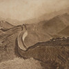 AN ANTIQUE PHOTOGRAPH OF CHINA'S GREAT WALL PIC-1