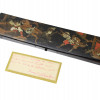 AN ANTIQUE CHINESE LACQUERED BRUSH BOX 19TH C. PIC-0