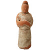 AN ANTIQUE CHINESE RED CLAY POTTERY FIGURINE PIC-0