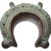 ANTIQUE AFRICAN BENIN BRONZE-CAST ROYAL BRACELET PIC-3