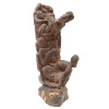 A VINTAGE AFRICAN EROTICAL SCULPTURE, CARVED WOOD PIC-0