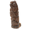 A VINTAGE AFRICAN EROTICAL SCULPTURE, CARVED WOOD PIC-4