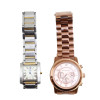 A PAIR OF CARTIER AND MICHAEL KORS WRIST WATCHES PIC-0