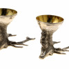 A PAIR OF RUSSIAN SILVER STIRRUP CUPS PIC-2