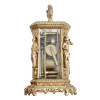 A FRENCH GILT BRASS FIGURAL CARRIAGE CLOCK PIC-1