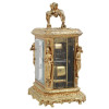 A FRENCH GILT BRASS FIGURAL CARRIAGE CLOCK PIC-2