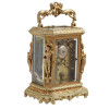 A FRENCH GILT BRASS FIGURAL CARRIAGE CLOCK PIC-3