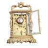 A FRENCH GILT BRASS FIGURAL CARRIAGE CLOCK PIC-4