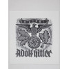 GERMAN BOOK BIOGRAPHY WITH ADOLF HITLER EXLIBRIS PIC-8