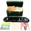 A VINTAGE RECORD CASE WITH LARGE COLLECTION OF LP PIC-0