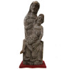 AFTER BUONARROTI PIETA WOOD STATUE MARY AND JESUS PIC-0