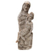 AFTER BUONARROTI PIETA WOOD STATUE MARY AND JESUS PIC-1