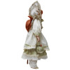 A EUROPEAN BISQUE PORCELAIN RED HAIRED DOLL PIC-2