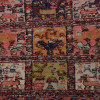 A VINTAGE PERSIAN HAND-KNOTTED SOUMAK RUG PIC-4