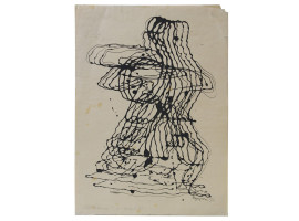 GEORGIAN ABSTRACT LITHOGRAPH BY LEVAN MAGALI