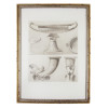 AN ANTIQUE FRENCH ETCHING, FRAGMENTS ANTIQUES PIC-0