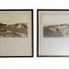 PAIR OF VINTAGE SEPIA PHOTOS SOUTH AMERICAN VIEWS PIC-0