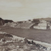 PAIR OF VINTAGE SEPIA PHOTOS SOUTH AMERICAN VIEWS PIC-1