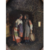 AN ANTIQUE OIL PAINTING AFTER ABRAM ARKHIPOV PIC-1