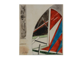 RUSSIAN AVANT GARDE PAINTING BY EL LISSITZKY