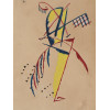 A RUSSIAN AVANT GARDE POCHOIR BY MIKHAIL LARIONOV PIC-1