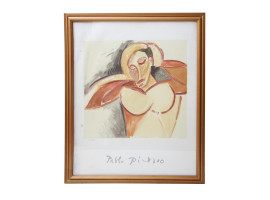 A VINTAGE LIMITED EDITION PICASSO POSTER, 1982
