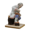 AN ANTIQUE RUSSIAN PORCELAIN FIGURE BY POPOV PIC-1