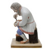 AN ANTIQUE RUSSIAN PORCELAIN FIGURE BY POPOV PIC-2