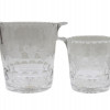 20TH PAIR OF CUT AND ENGRAVED GLASS WINE COOLERS PIC-0