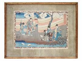 A JAPANESE WOODBLOCK PRINT BY UTAGAWA KUNISADA