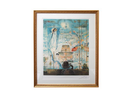 SURREALISTIC LITHOGRAPH ON PAPER BY SALVADOR DALI