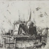 RUSSIAN SURREAL ETCHING BREAKFAST BY LAPTEV PIC-1