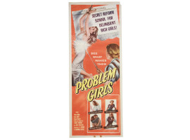 A VINTAGE PROBLEM GIRLS MOVIE POSTER