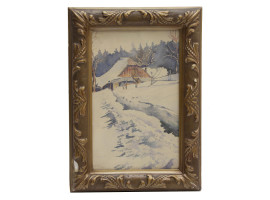 A RUSSIAN WATERCOLOR PAINTING BY PYOTR NILUS