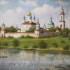 A NIKOLAI NEVREV RUSSIAN OIL PAINTING, 19TH C. PIC-1