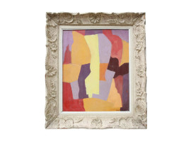 A SERGE POLIAKOFF RUSSIAN OIL ON BOARD PAINTING