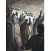 A E. MALOLETKOV SOVIET WWII ILLUSTRATION PAINTING PIC-1