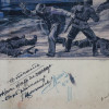 A E. MALOLETKOV SOVIET WWII ILLUSTRATION PAINTING PIC-3
