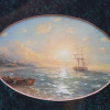 A RUSSIAN MARINE OIL PAINTING BY IVAN AIVAZOVSKY PIC-1