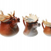 SET OF THREE ROYAL BAYREUTH PORCELAIN ELK PIECES PIC-2