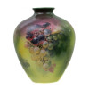 A VINTAGE ROYAL BAYREUTH GRAPES PORCELAIN VASE PIC-0